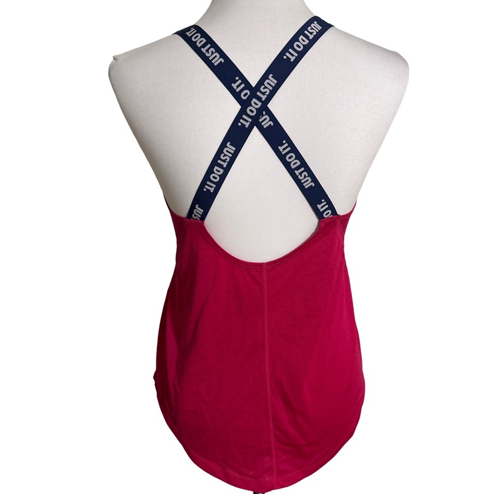Nike Burgundy Tank Top Navy Straps